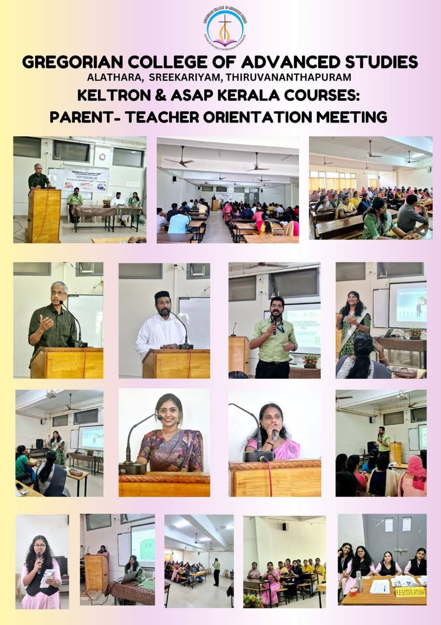 KELTRON-NSDC and ASAP Kerala Courses : Parent – Teacher Orientation Meeting